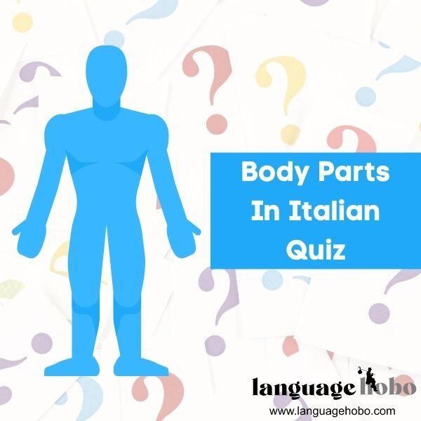 Body Parts in Italian Quiz