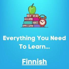 Everything you need to learn FINNISH