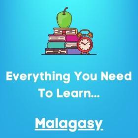 Everything you need to learn MALAGASY