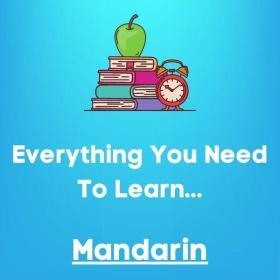 Everything you need to learn MANDARIN