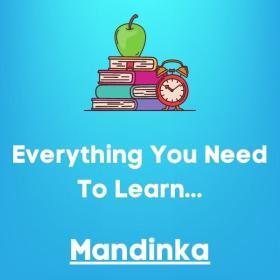 Everything you need to learn MANDINKA