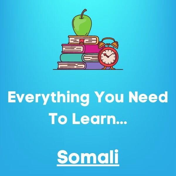 Everything You Need To Learn Somali