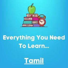 Everything you need to learn TAMIL