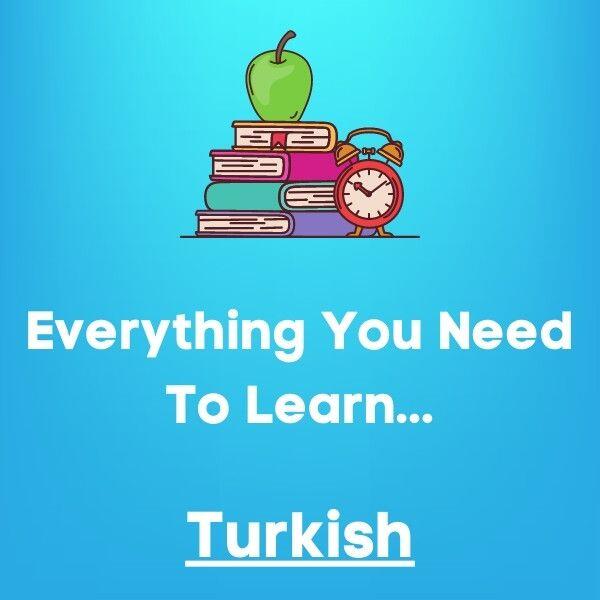 Everything You Need To Learn Turkish