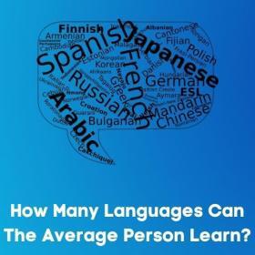 How many languages can the average person learn
