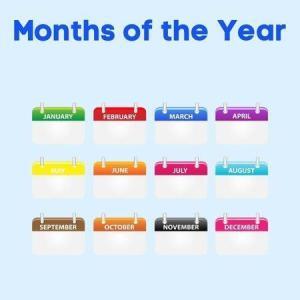 months of the year in afrikaans