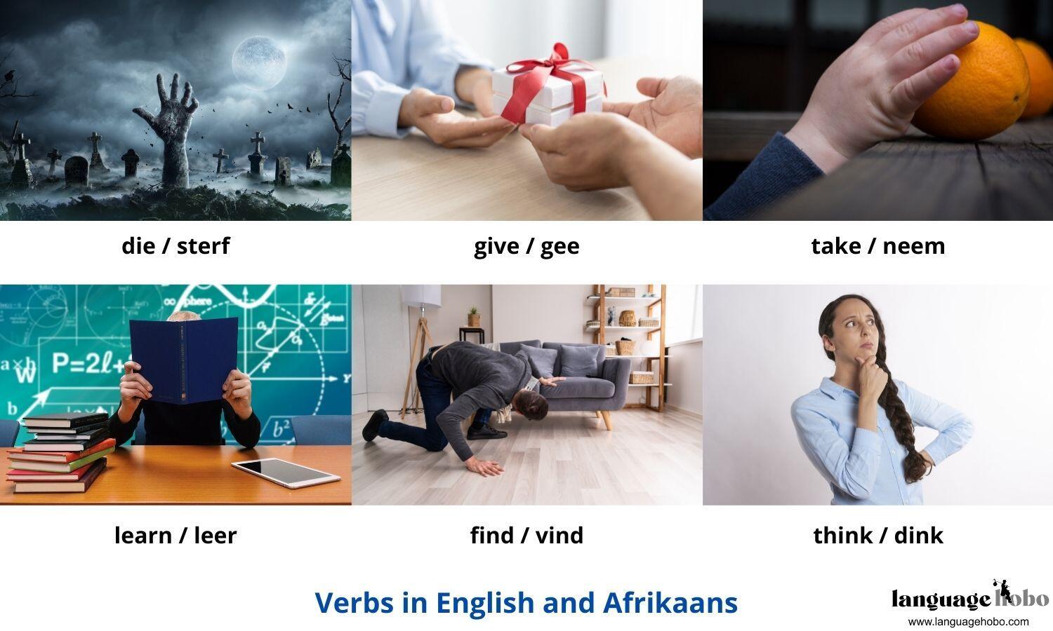 Afrikaans Verbs List 2