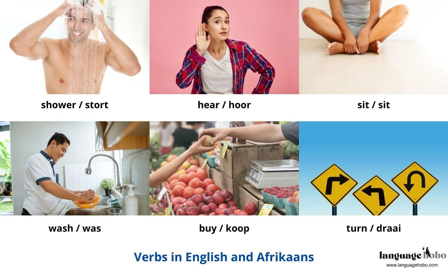 Afrikaans Verbs List 5