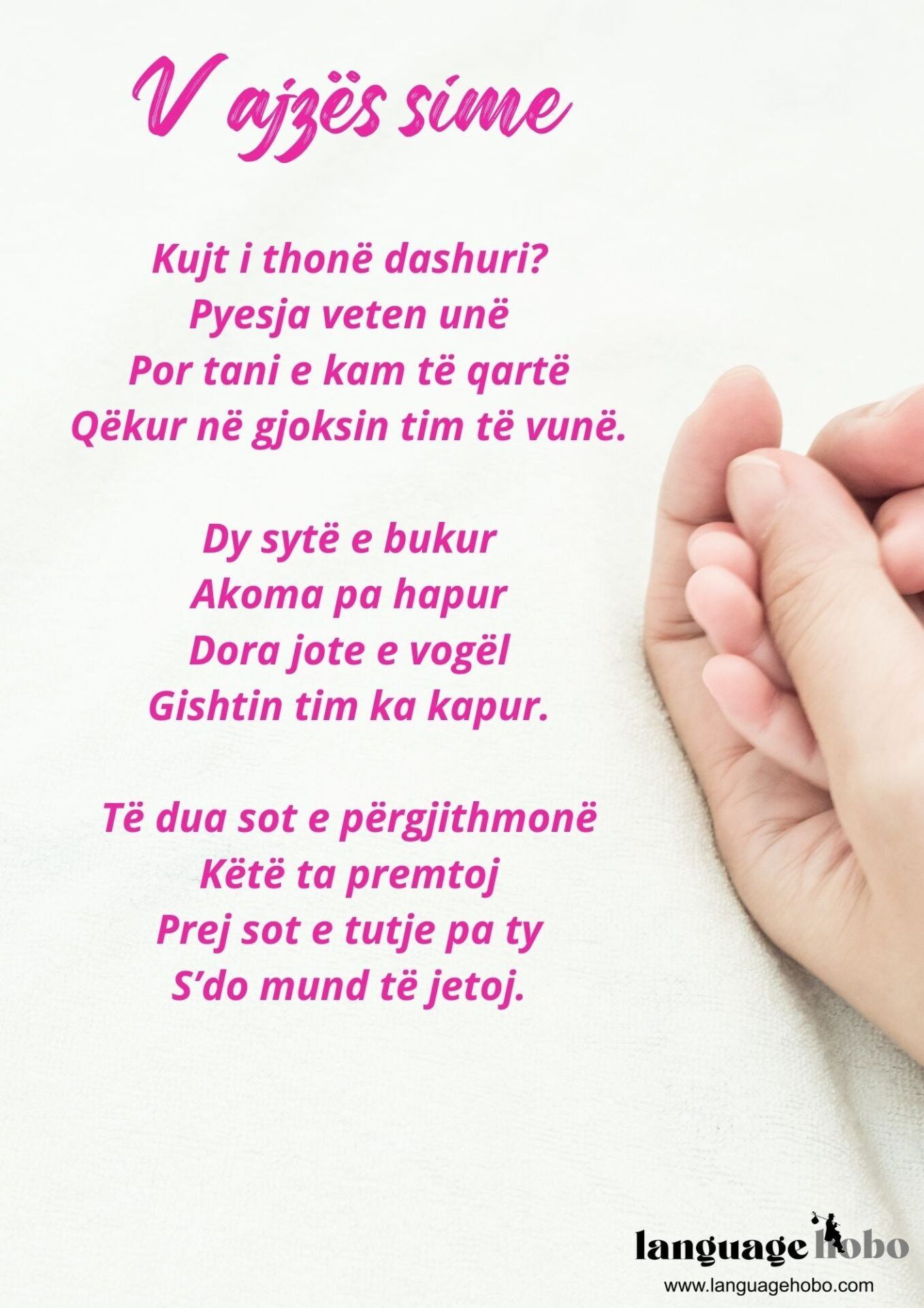 Albanian Love Poem 3