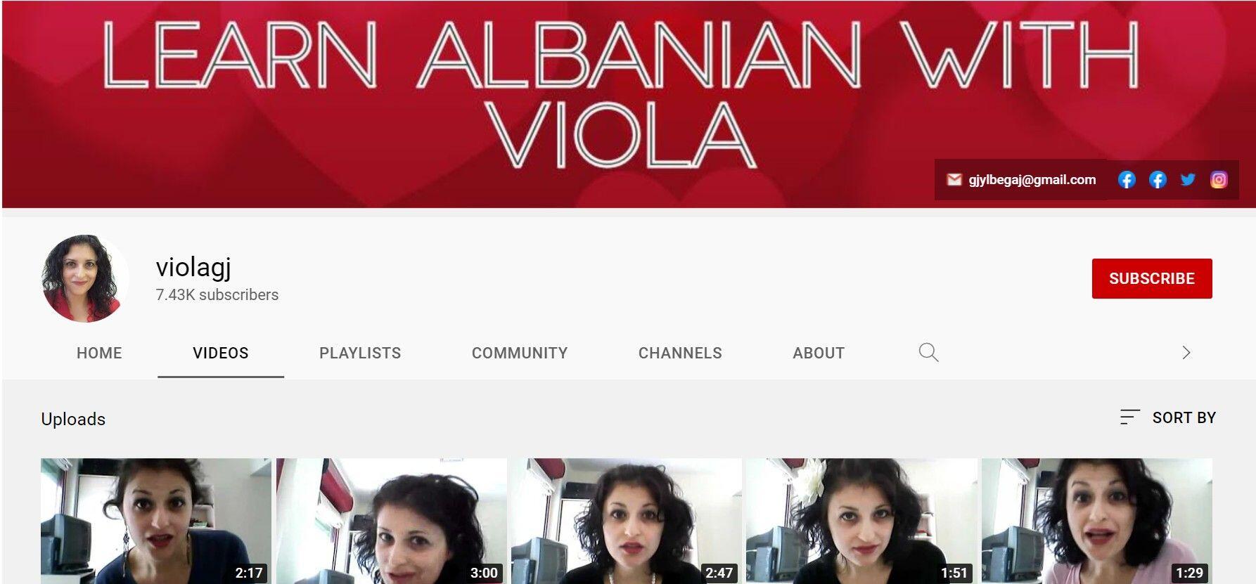 Albanian youtube channels 3