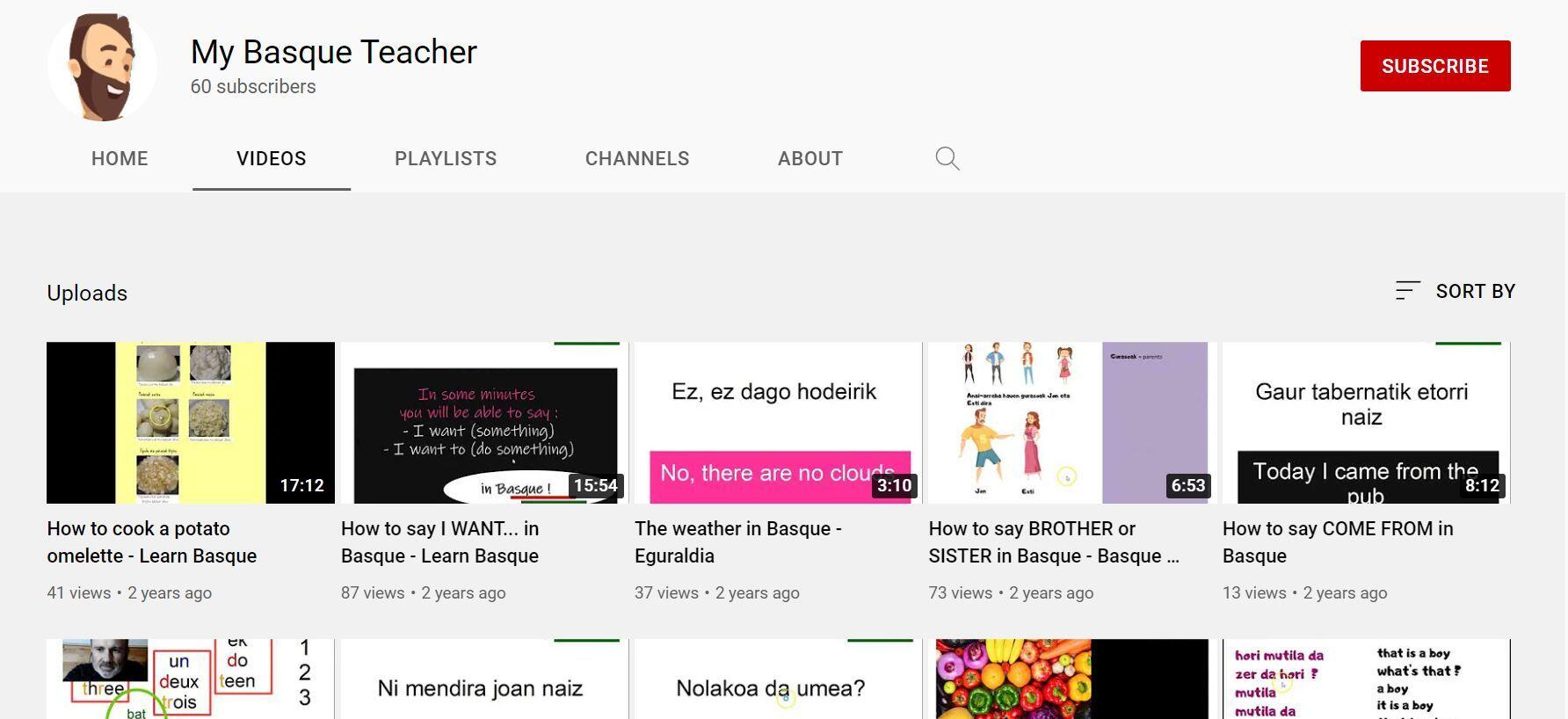 basque youtube channels 2
