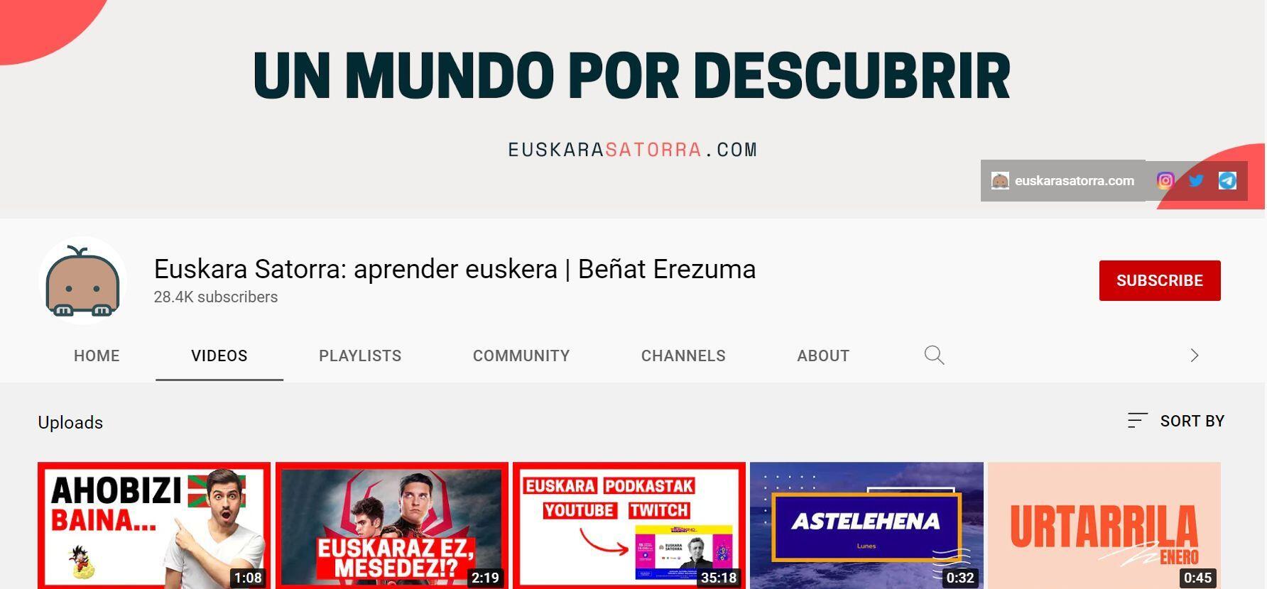 basque youtube channels 4
