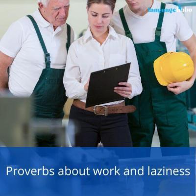 Proverbs about work