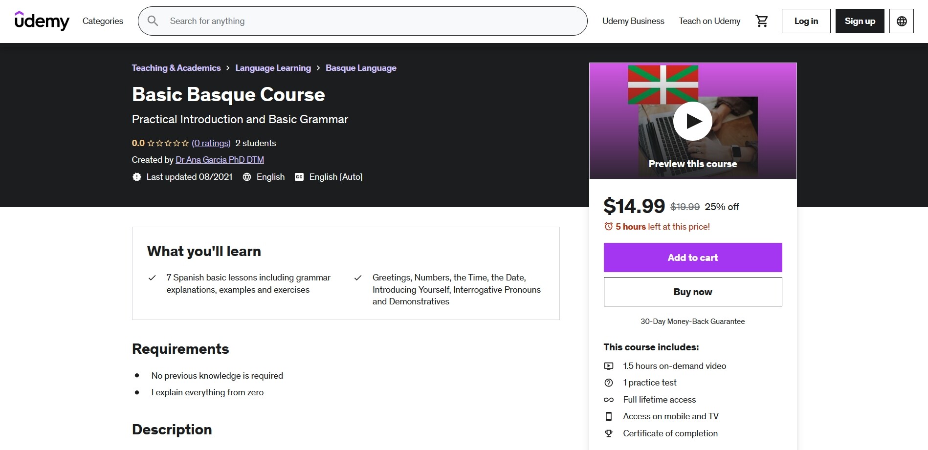 best basque courses, classes, apps 8