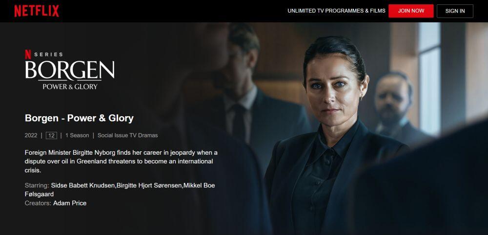 Borgen power and glory