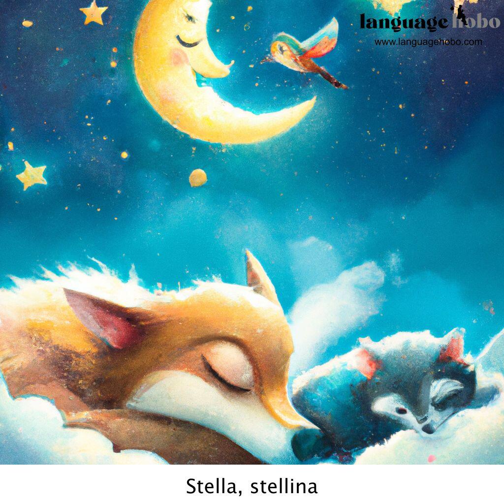 Stella, stellina - Italian nursery rhyme