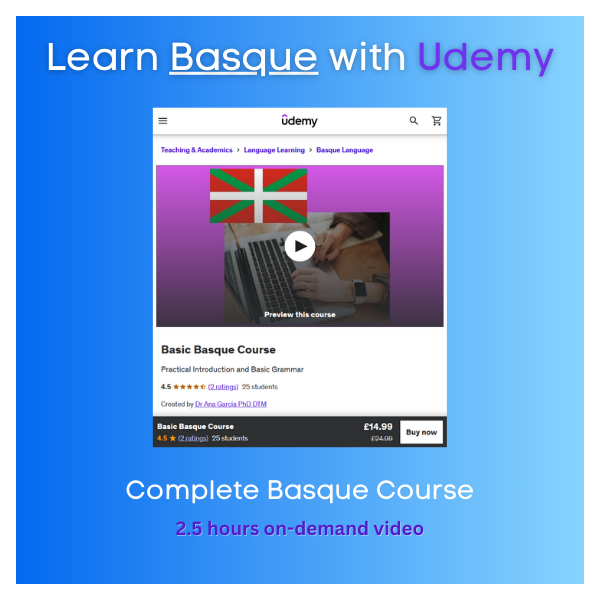 Basque Udemy course