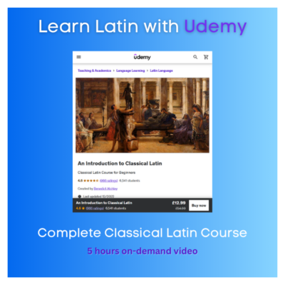 Learn Latin on Udemy