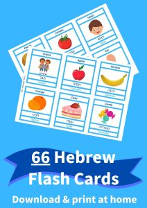 Printable HEBREW Flashcards [PDF Download]